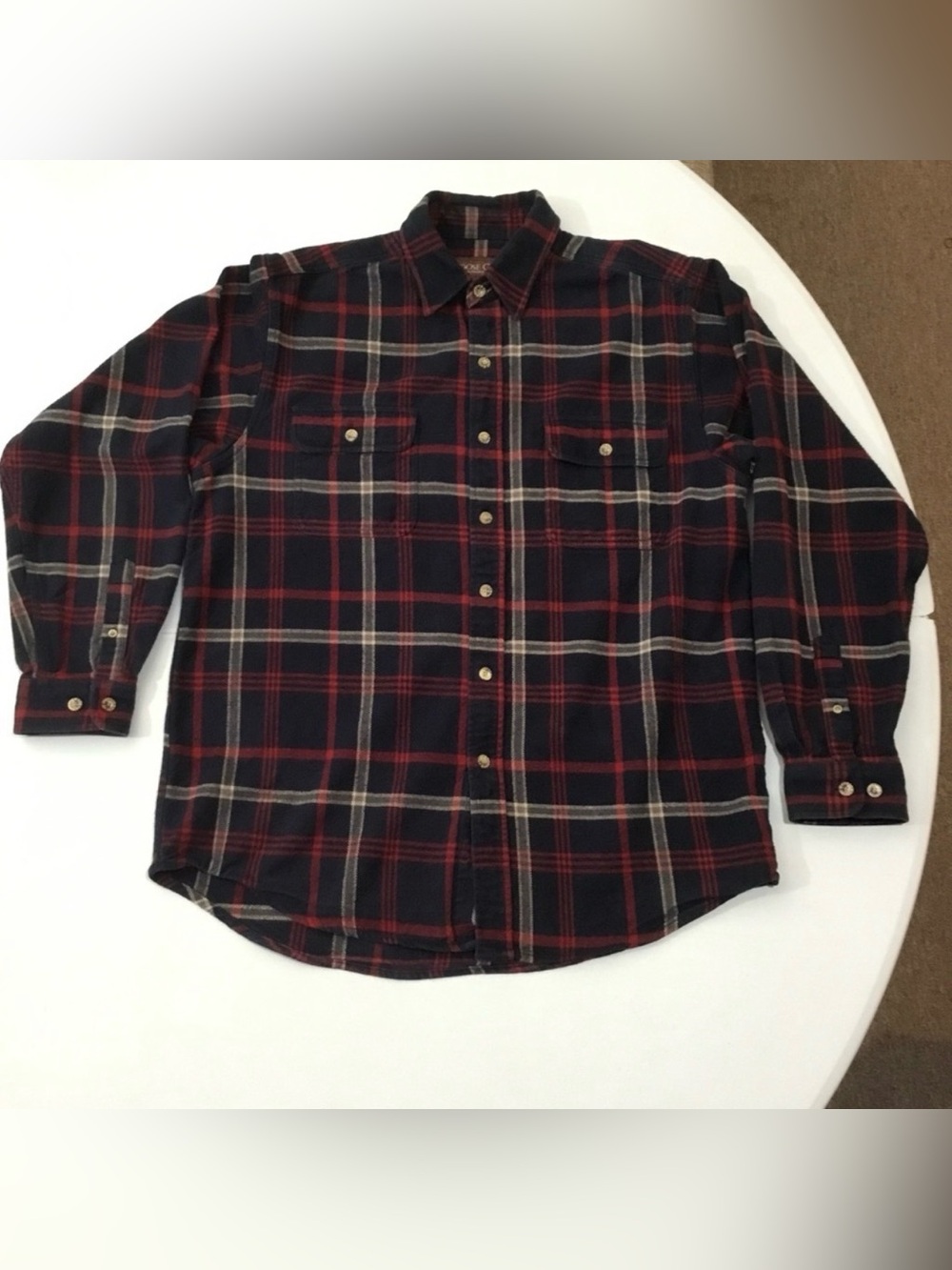 Moose Creek Plaid Heavyweight Flannel Shirt